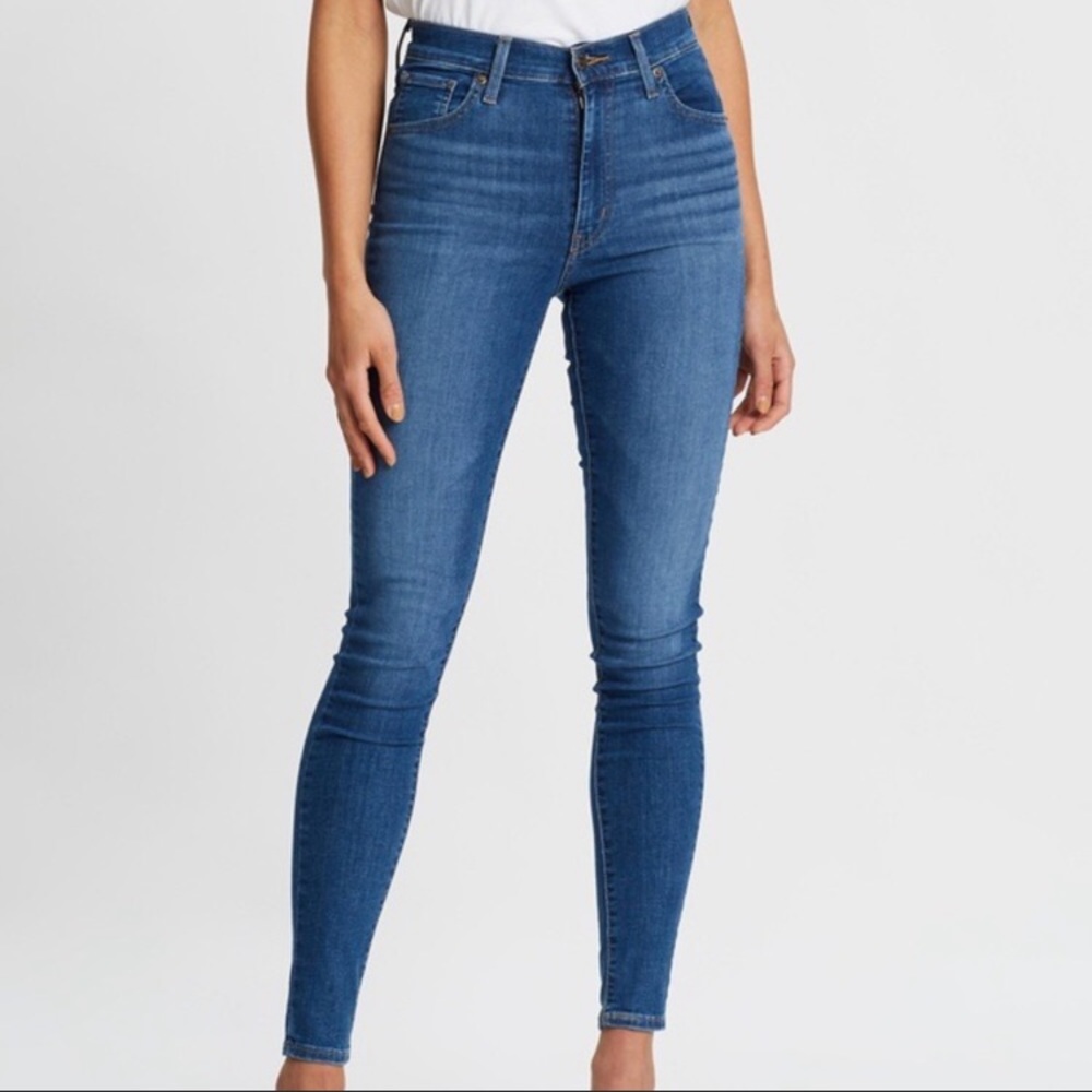 LEVIs 501 mile high super skinny med wash jeans